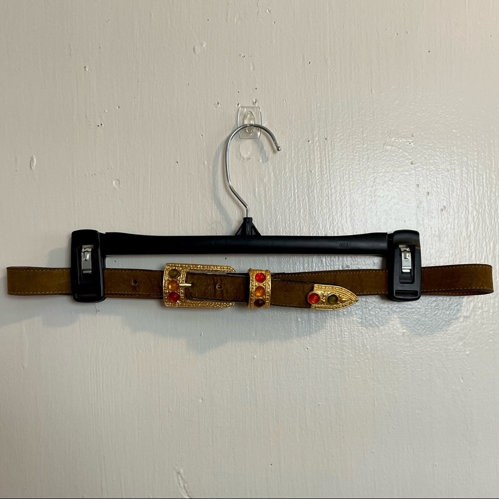 Streets Ahead Gold Jeweled Belt